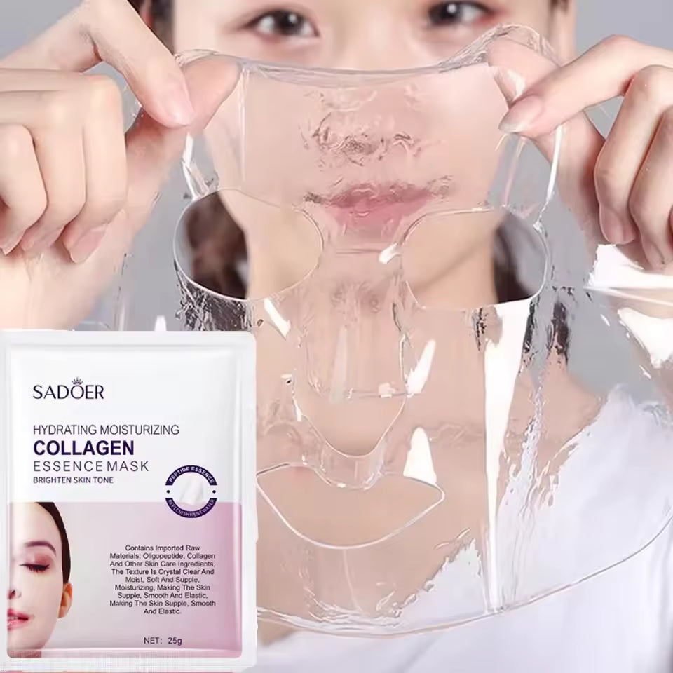 Korean Collagen Facial Mask | Anti-Aging, Firming & Deep Hydration Sheet Mask