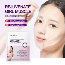 Korean Collagen Facial Mask | Anti-Aging, Firming & Deep Hydration Sheet Mask