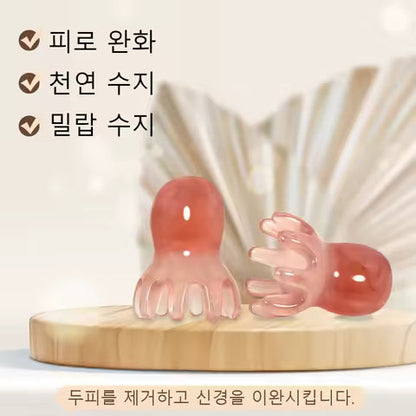 Octopus Scalp Massage Comb – Korean Hair Care Head Massager
