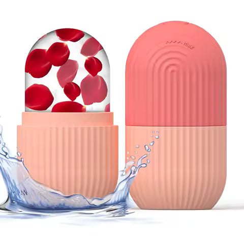 Ice Face Roller – Silicone Ice Mold for Facial Massage & Pore Tightening